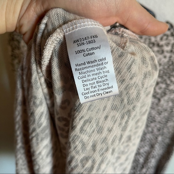 ATM Anthony Thomas Melillo Leopard T-Shirt Dress - Picture 7 of 8